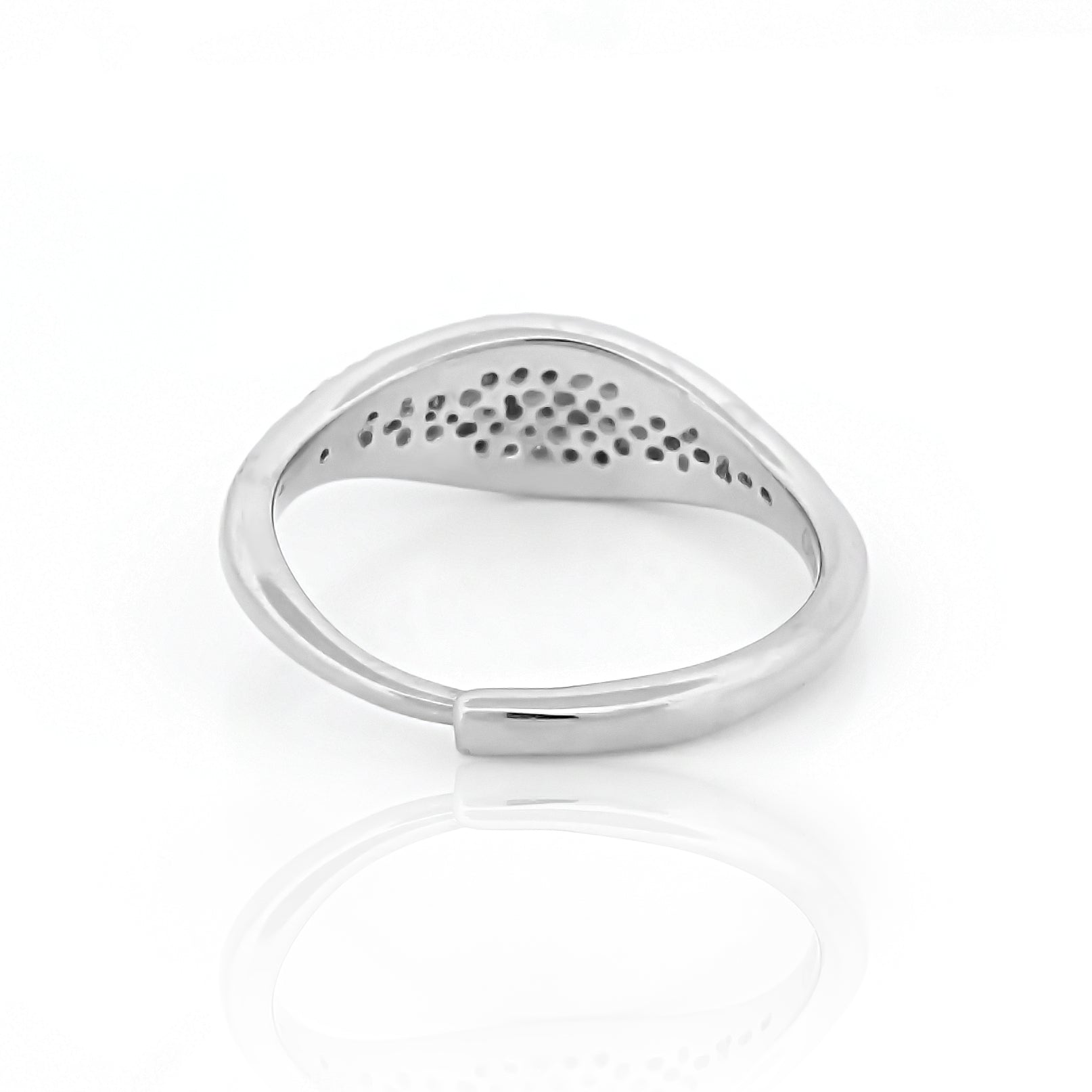 925 Sterling Silver CZ Stone Ring For Women By Kesardeep